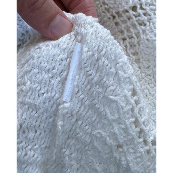 NWT Nare Moda Loose Knit Sweater Size Medium Women’s White - Picture 6 of 8